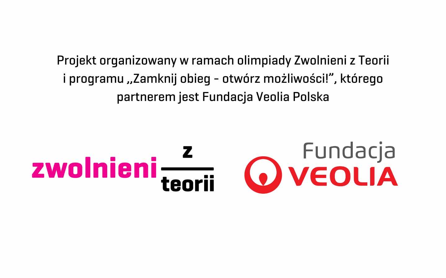 Logo projektu i logo fundacji