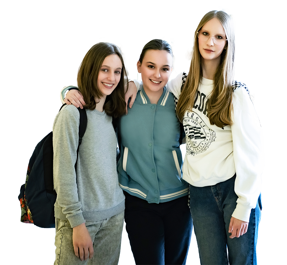 Trzy uczennice