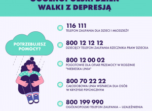 23 lutego Ogólnopolskim Dniem Walki z Depresją